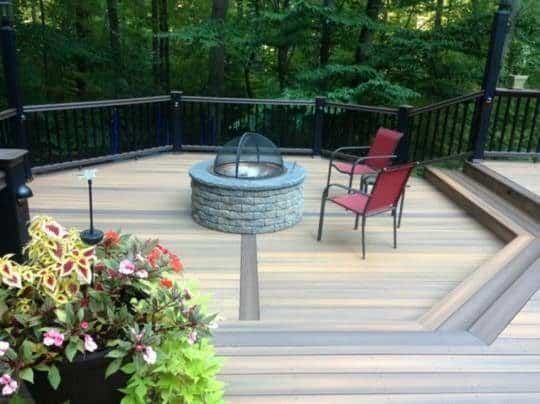 bucks county fire pit installation